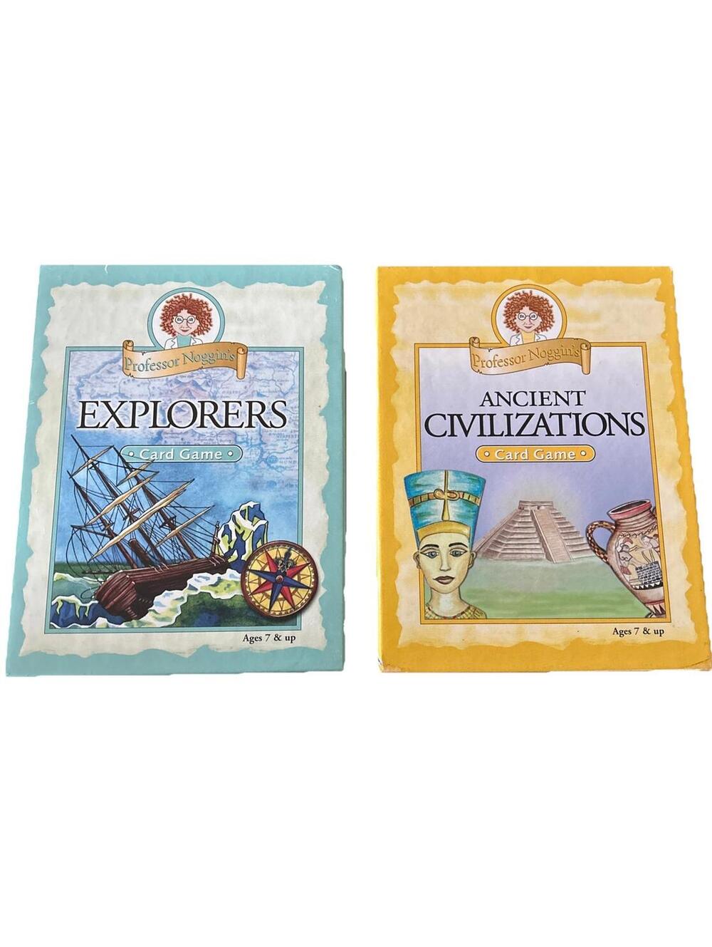 Professor Noggin’s Explorers & Ancient Civilizations Card Games Homeschool